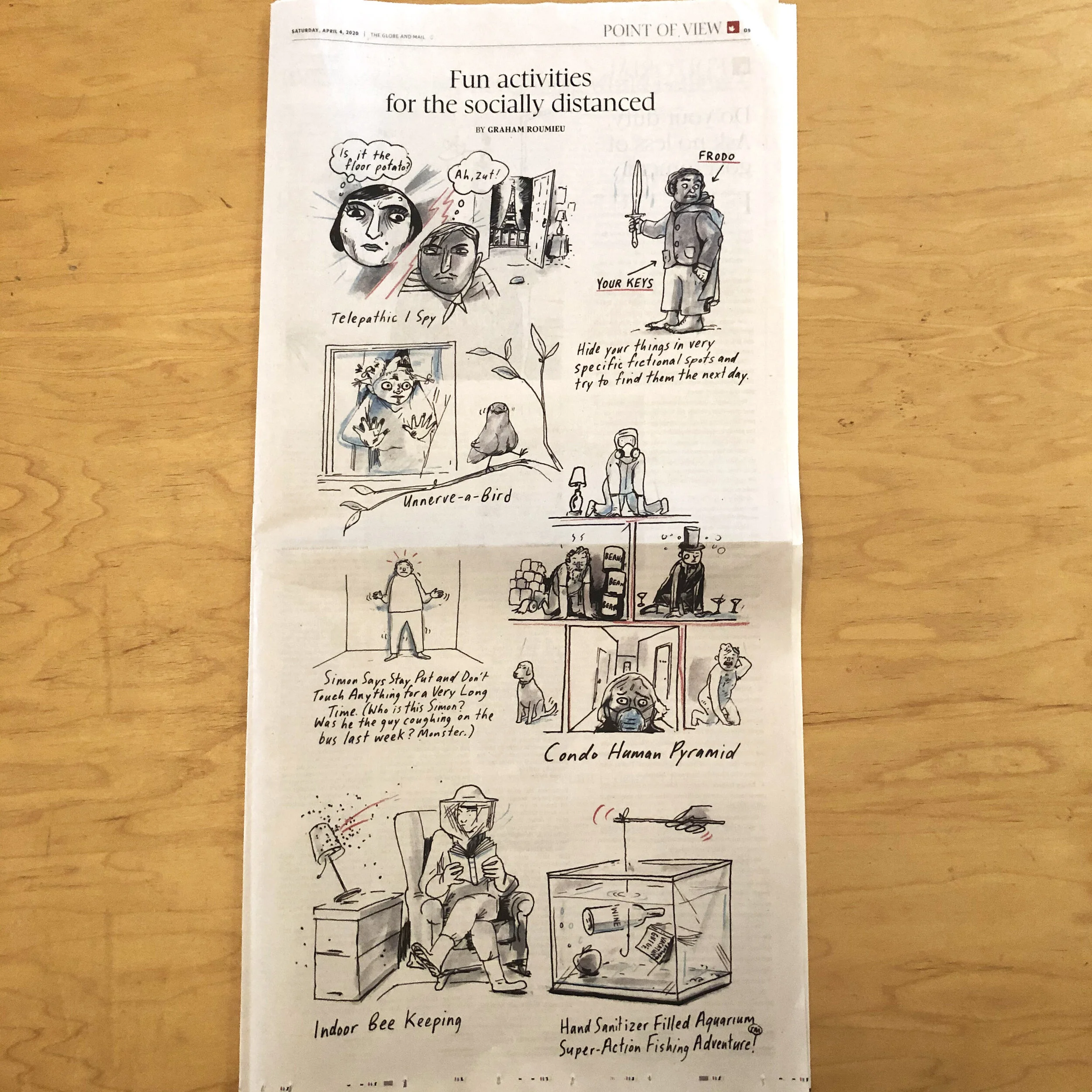 Social Distancing Activities - The Globe and Mail