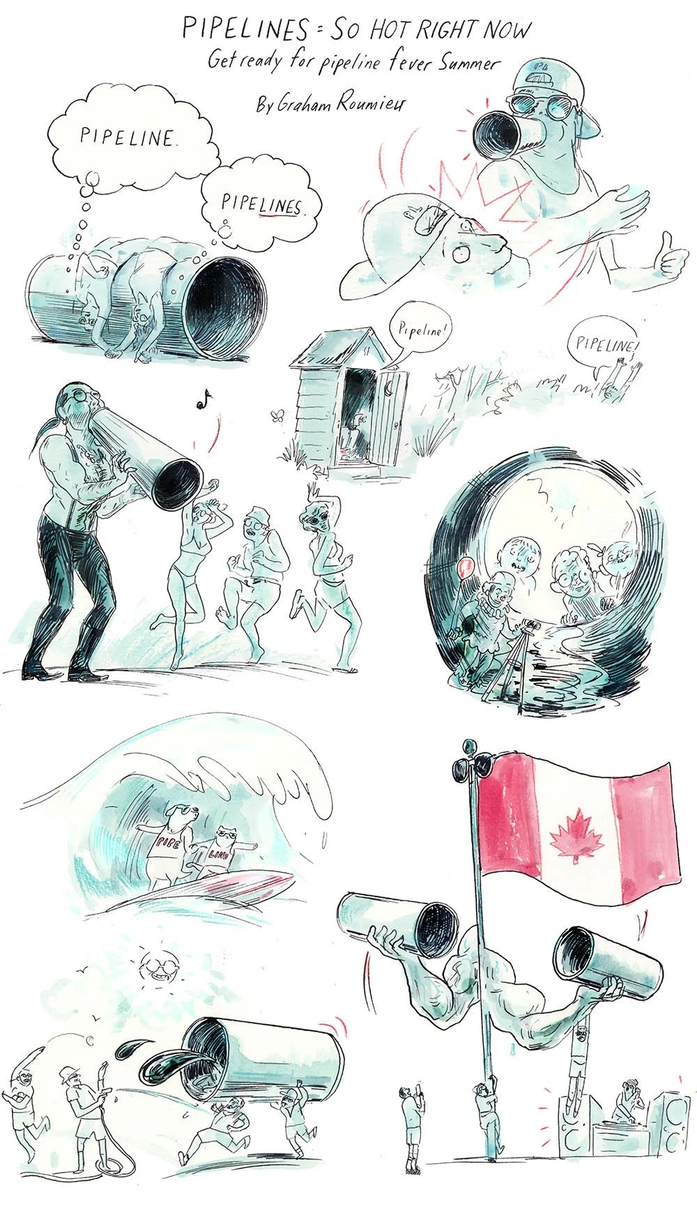 Pipeline Summer - The Globe and Mail