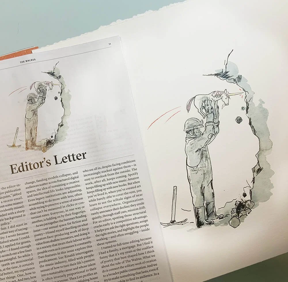 Down in the Ol' Creativity Mine - The Walrus