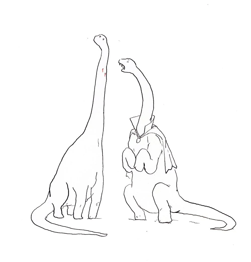 Scientifically Accurate Dinosaur Drawing - Unpublished