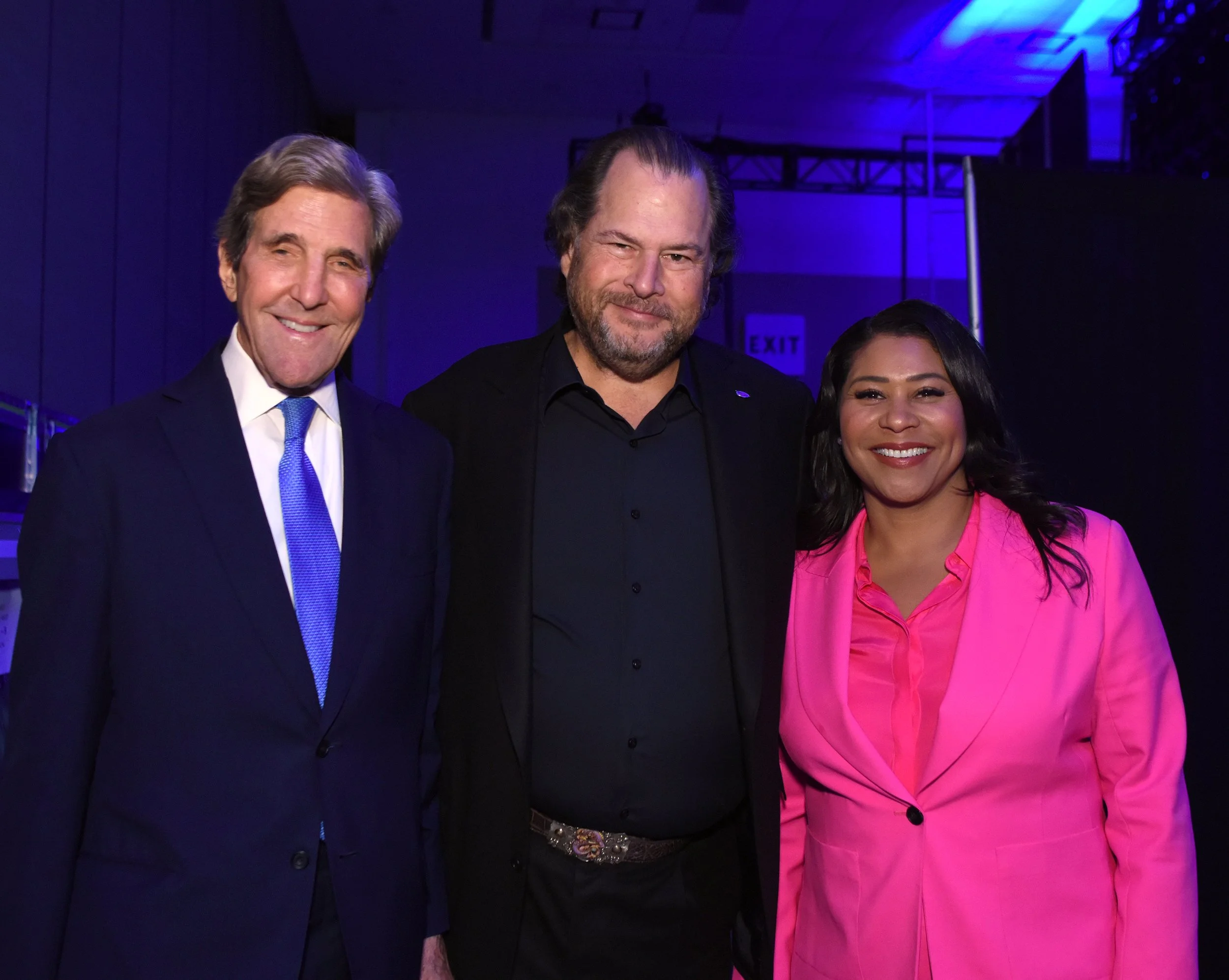 John Kerry, Marc Benioff, London Breed, APEC Conference
