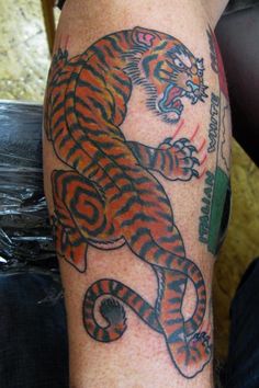 The Tiger going up is trying achieve!