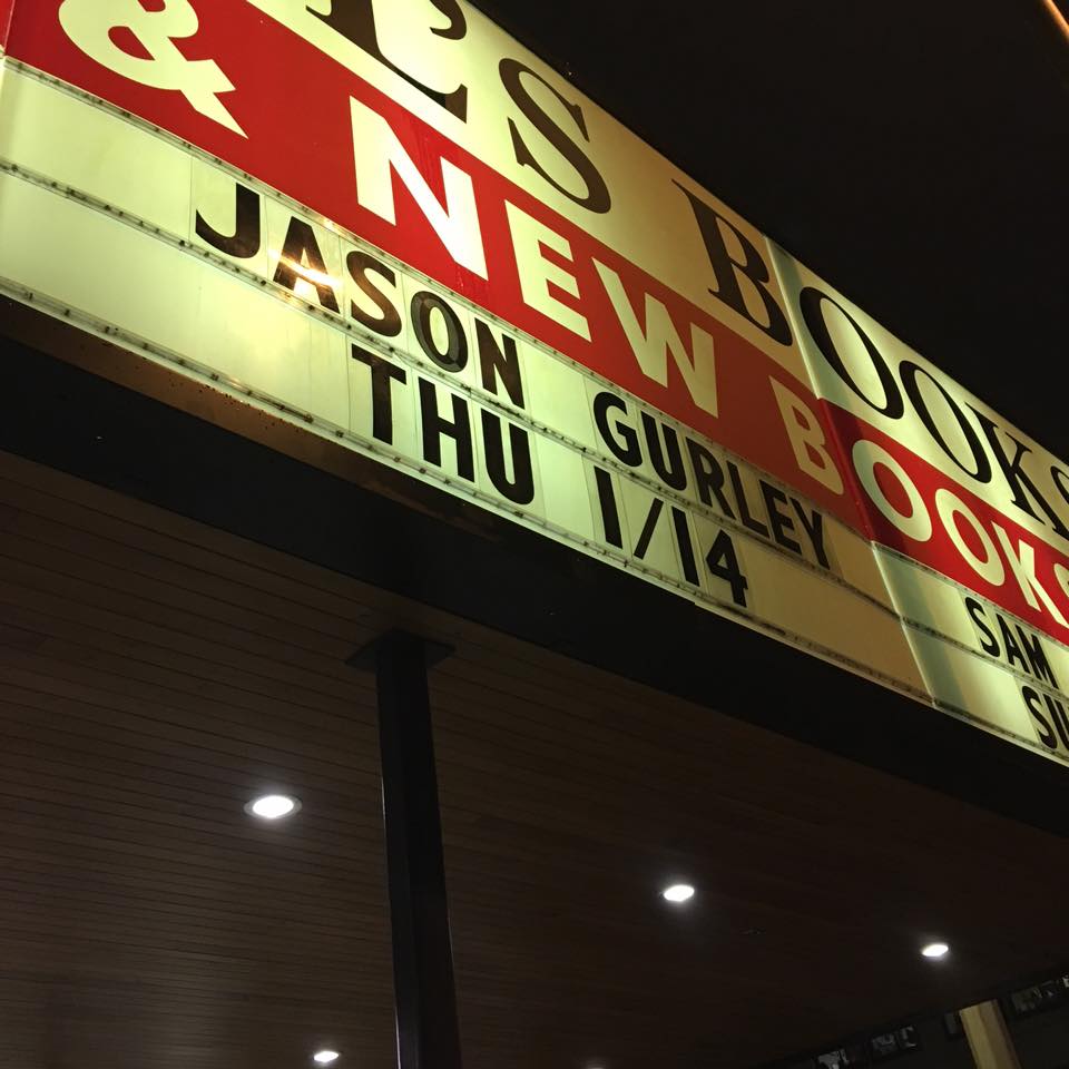 I'd seen the marquee prior to Thursday night...but only during the daytime. This was the first time I'd seen it lit up. Really remarkable and strange to see one's name like this!