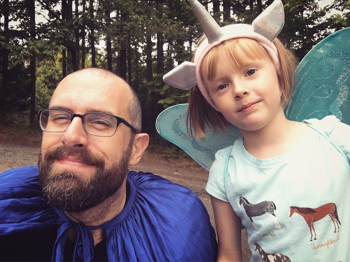 Squish and I were superheroes before I left.
