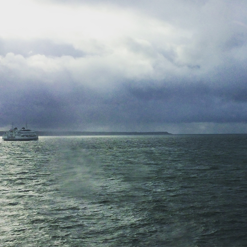 Ferry crossing from Sweden to Denmark.