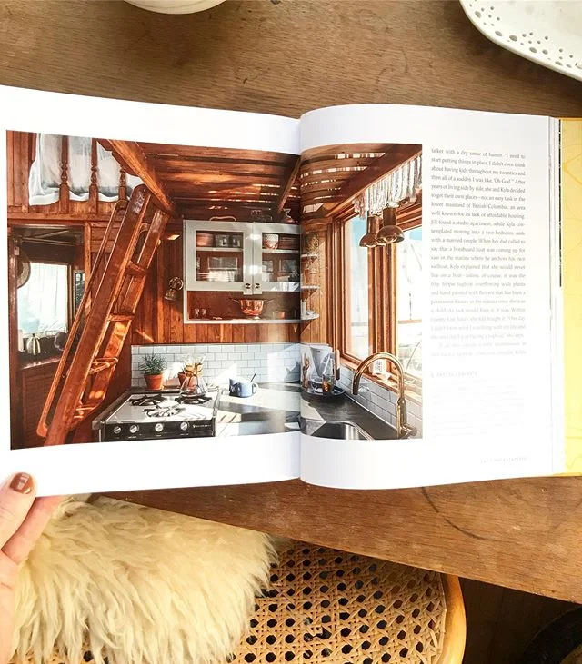 The day has arrived! Nomad is here. Thank you to the 26 homeowners who invited us into their unique homes (#airstreams, #skoolies, #vwvans, #boats, #tinyhomes #sprintervan #rv) to show us that you don’t have to play by the rules. These gorgeous spaces beautifully photographed by @siancrichards are a testament to following your passion,  living small, bucking convention and seeking your own adventure. ⛵️🚐🚍⛴🚌 Can you believe this kitchen is in a liveaboard tugboat? 🤯

Thank you to @artisan_books and especially @bmonroe_itkin for making this book a reality. Also @mariaribas00 who was there from the start! 🙏🏻👏🏻💪🏻 #nomadbook #nomadbooks #ecoliving #sustainable #tinyliving #adventuretime #homeiswhereyouparkit homeonwheels
