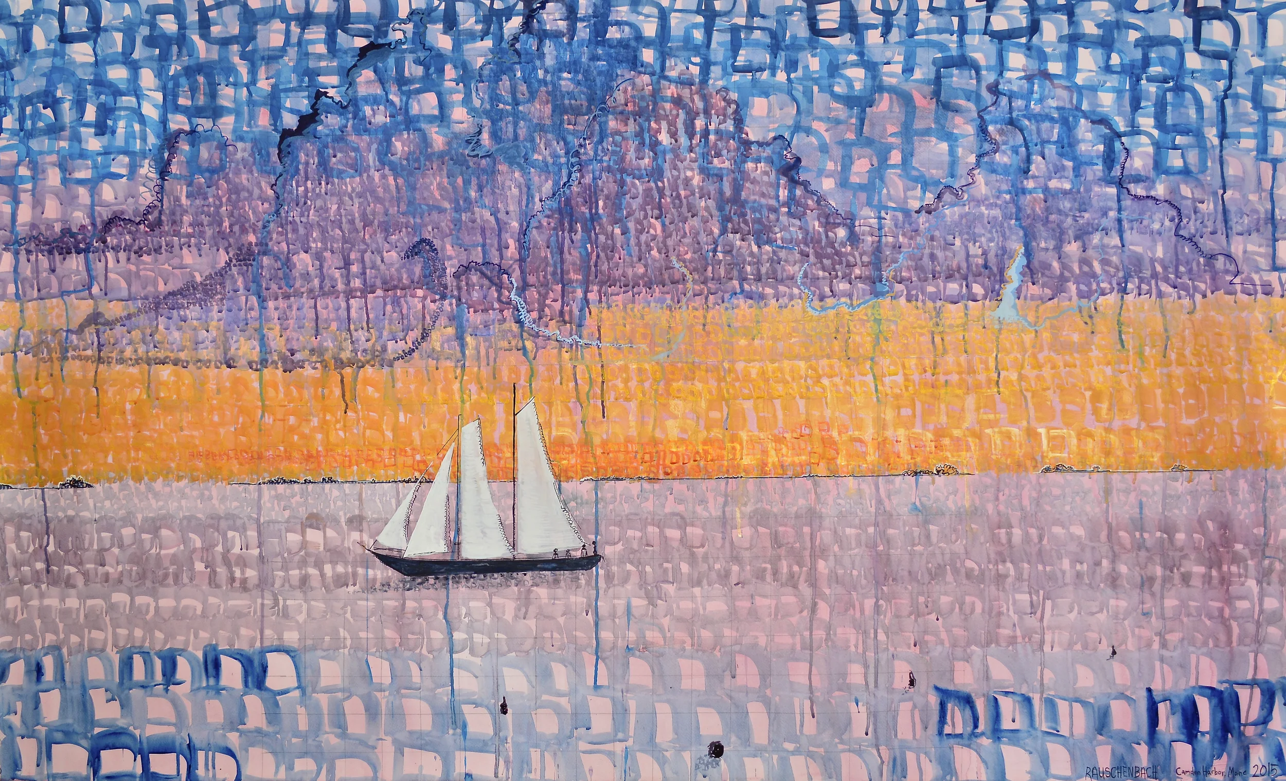 Camden Harbor, Maine 2015