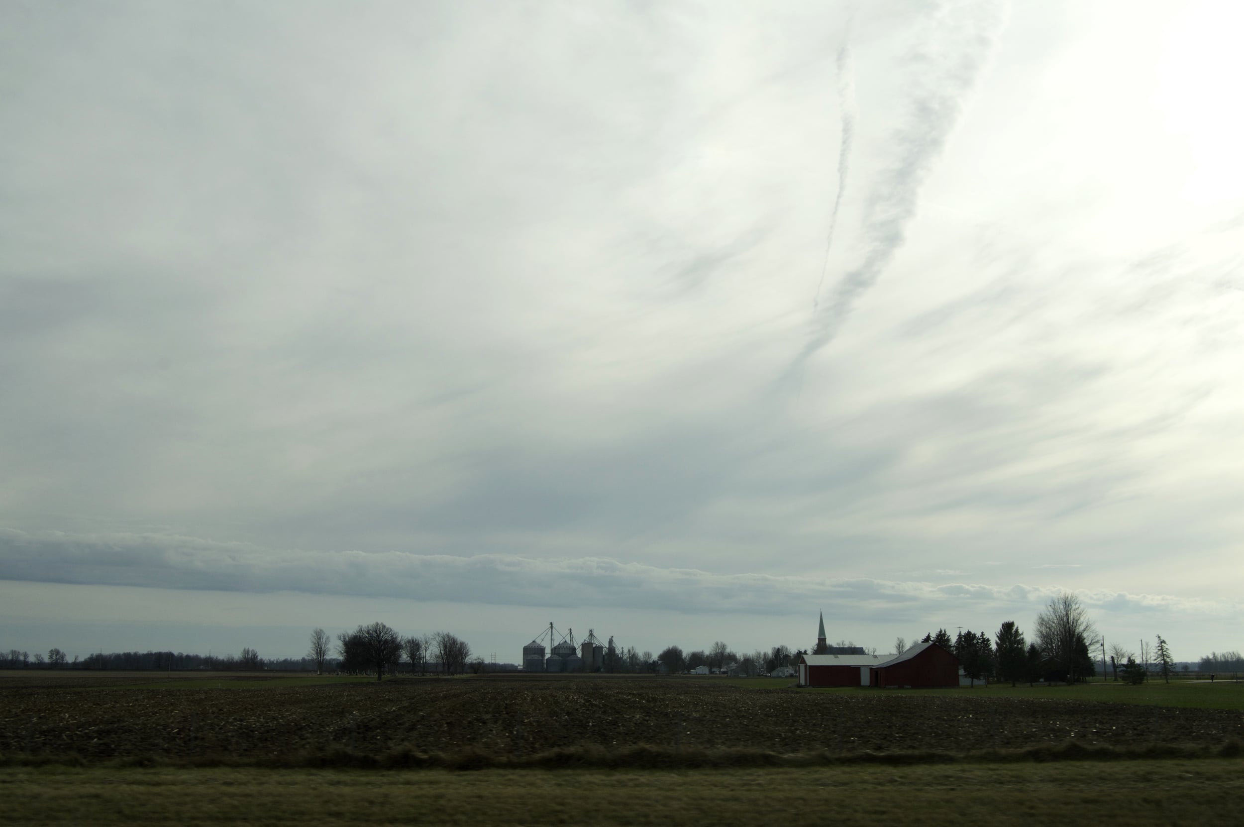 Literally tallest thing for miles is a Church