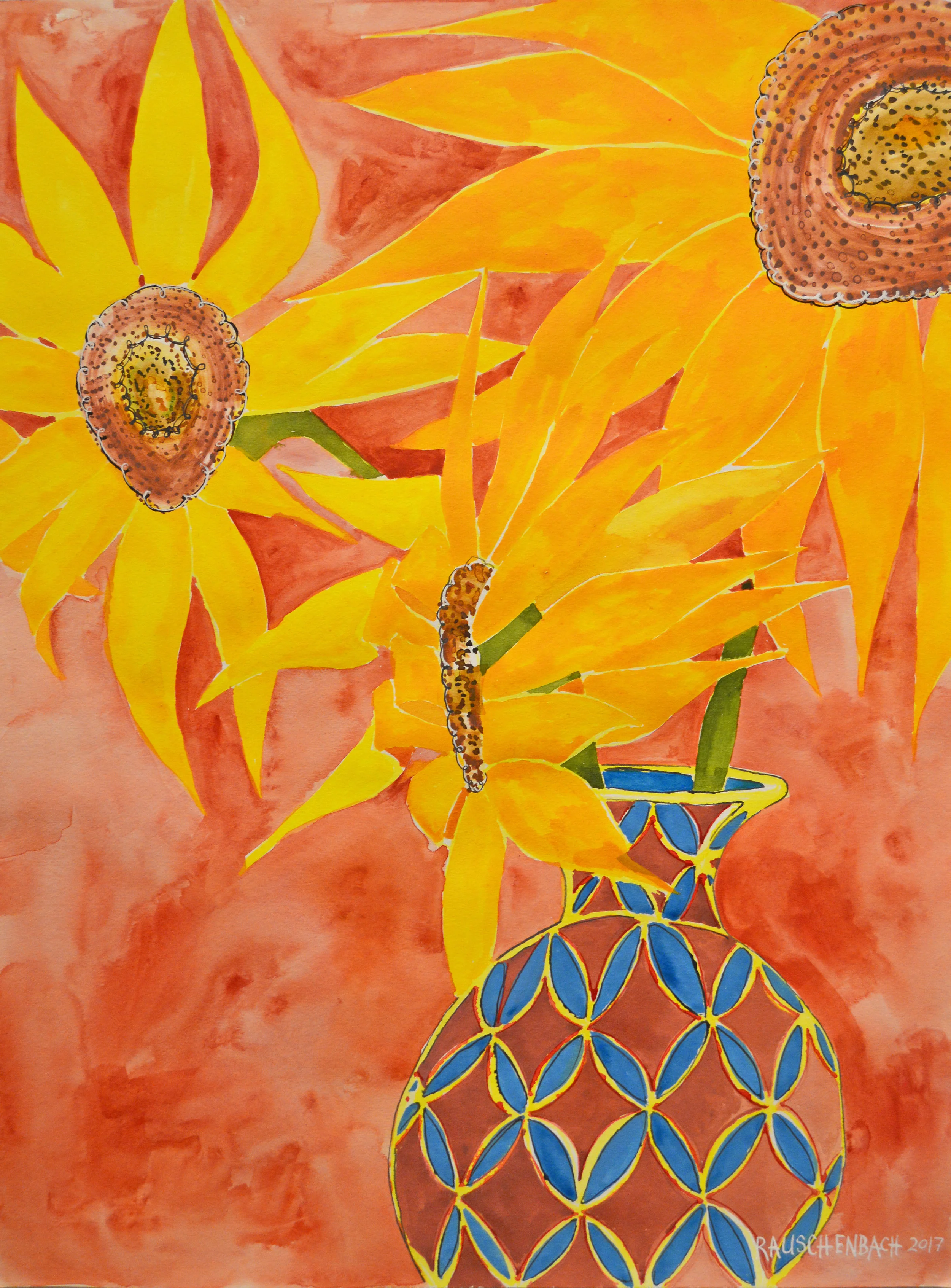SunflowerRedVase-Watercolor-2017.jpg