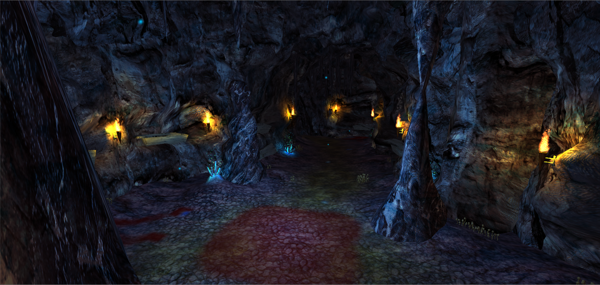 This is a current environment for Shibe Warz. Red Shift, our next project, will contain environments more horrifying and more dynamic than this.