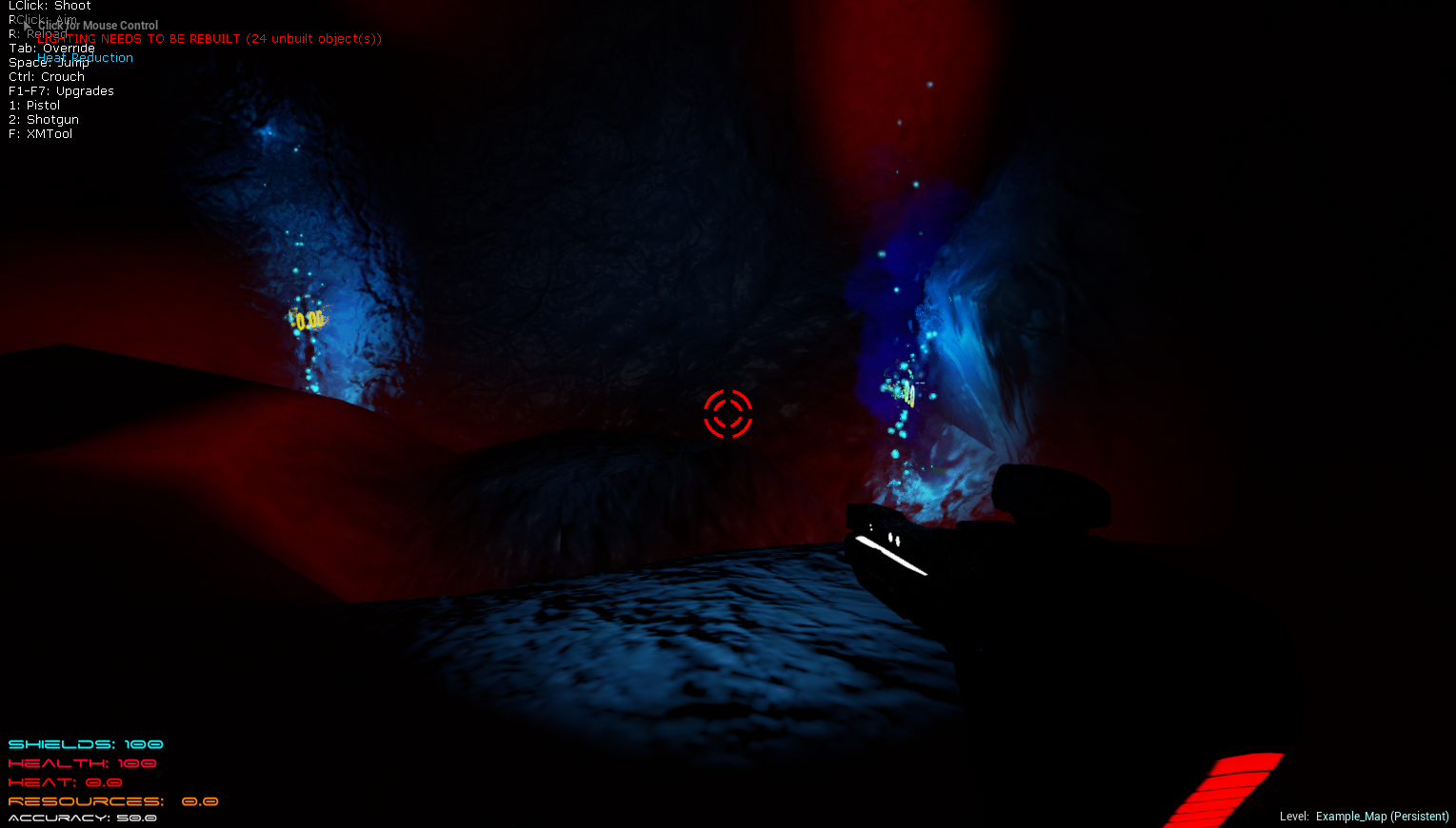 Two Resource nodes next to one another, for two players back-to-back, or one player and one "Gathering Bot" to work at simultaneously. But be prepared for roving creatures... or packs of creatures.