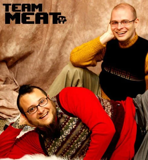 Ed McMillen and Tommy Refenes of Team Meat (Super Meat Boy)
