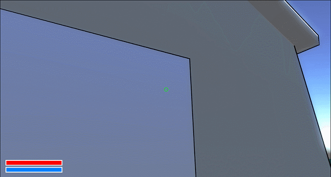 Original basic home interior - green bloom is a GIF artifact