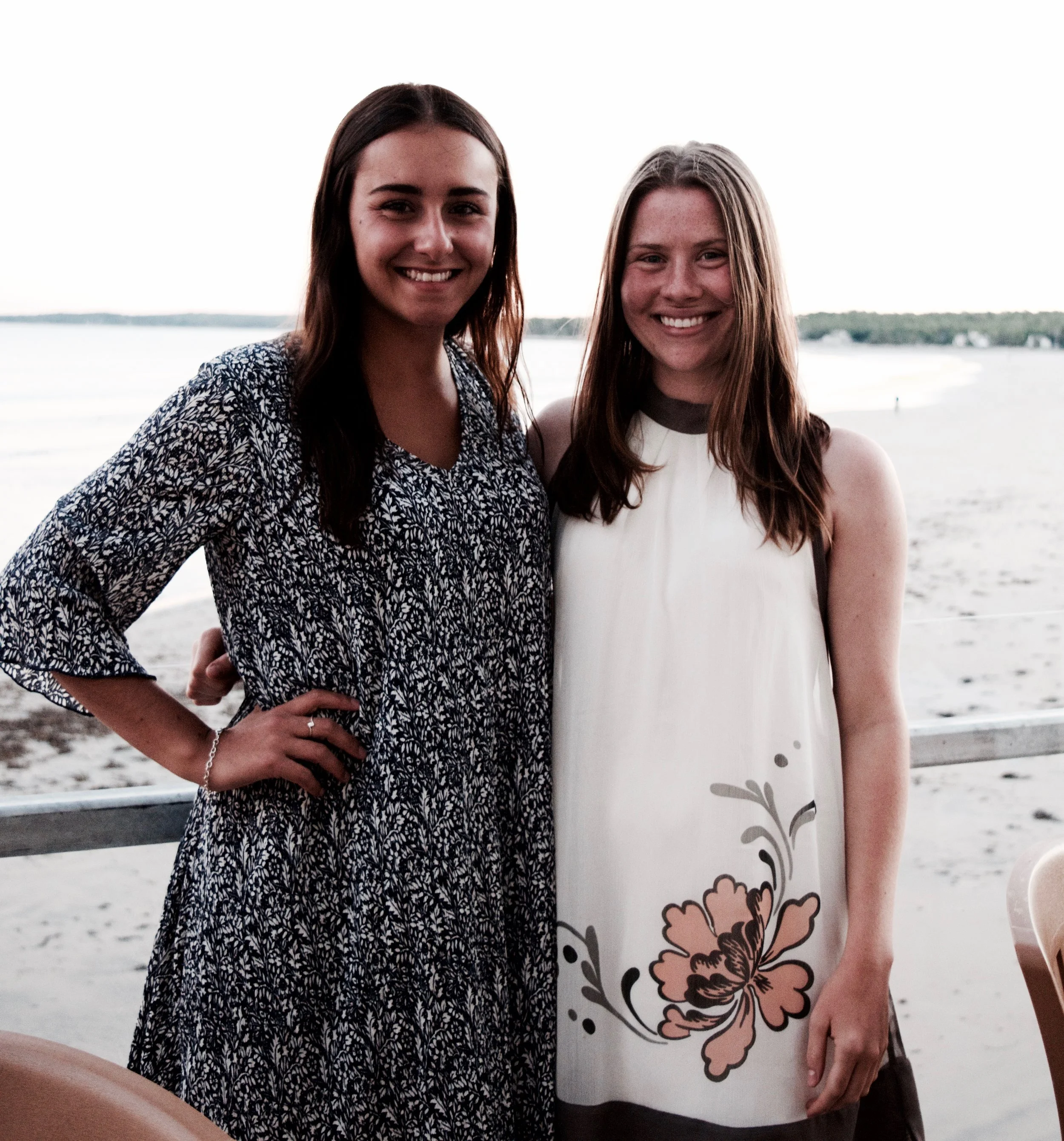 Abbie and I - Farewell dinner 
