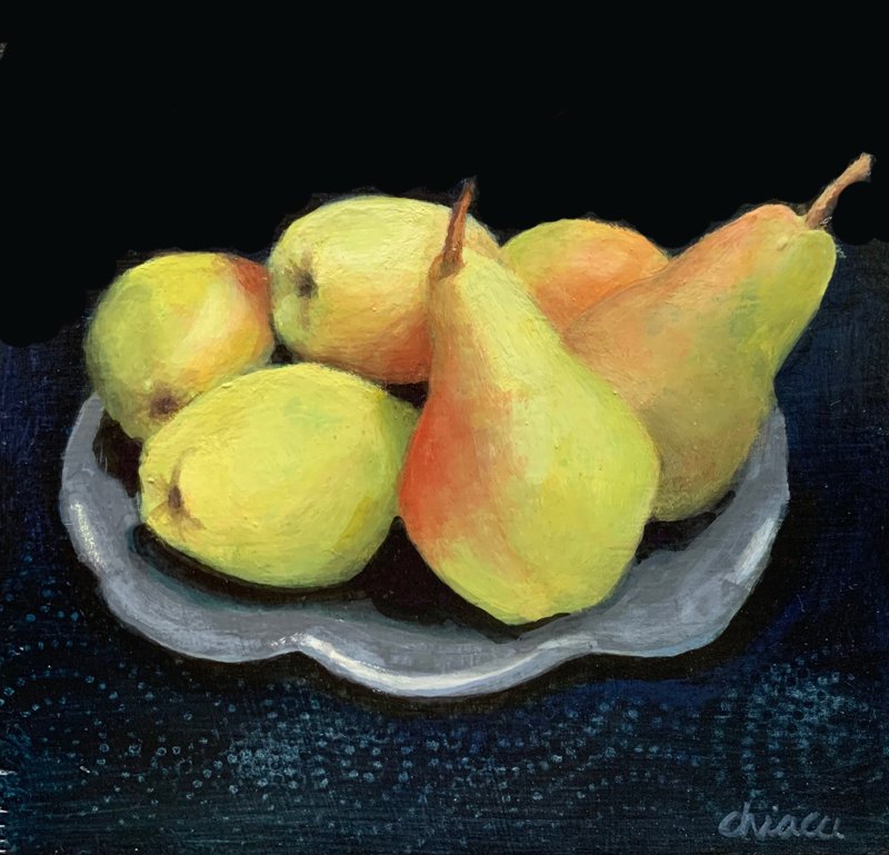 Pears On A Plate