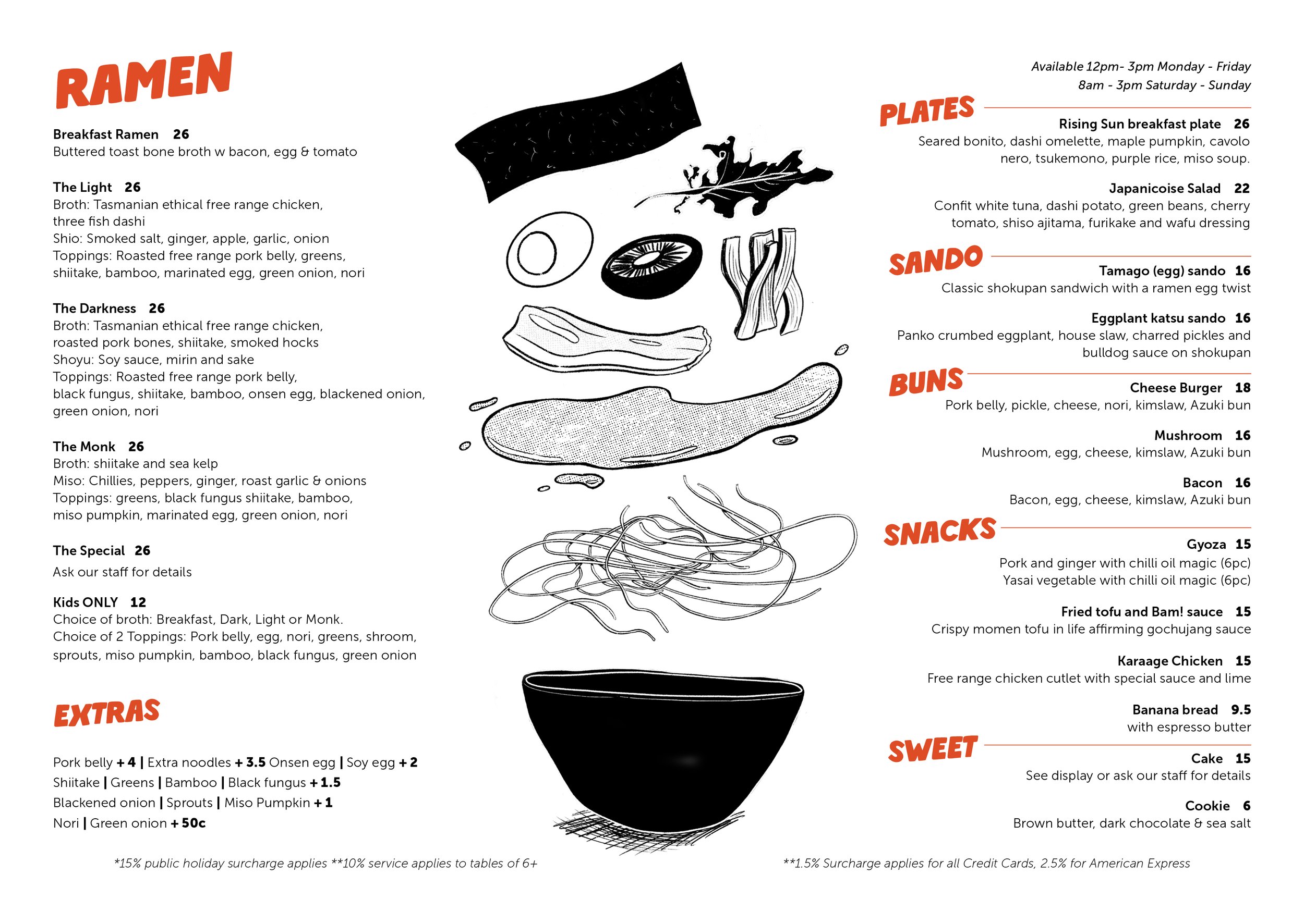 Menu — RSW