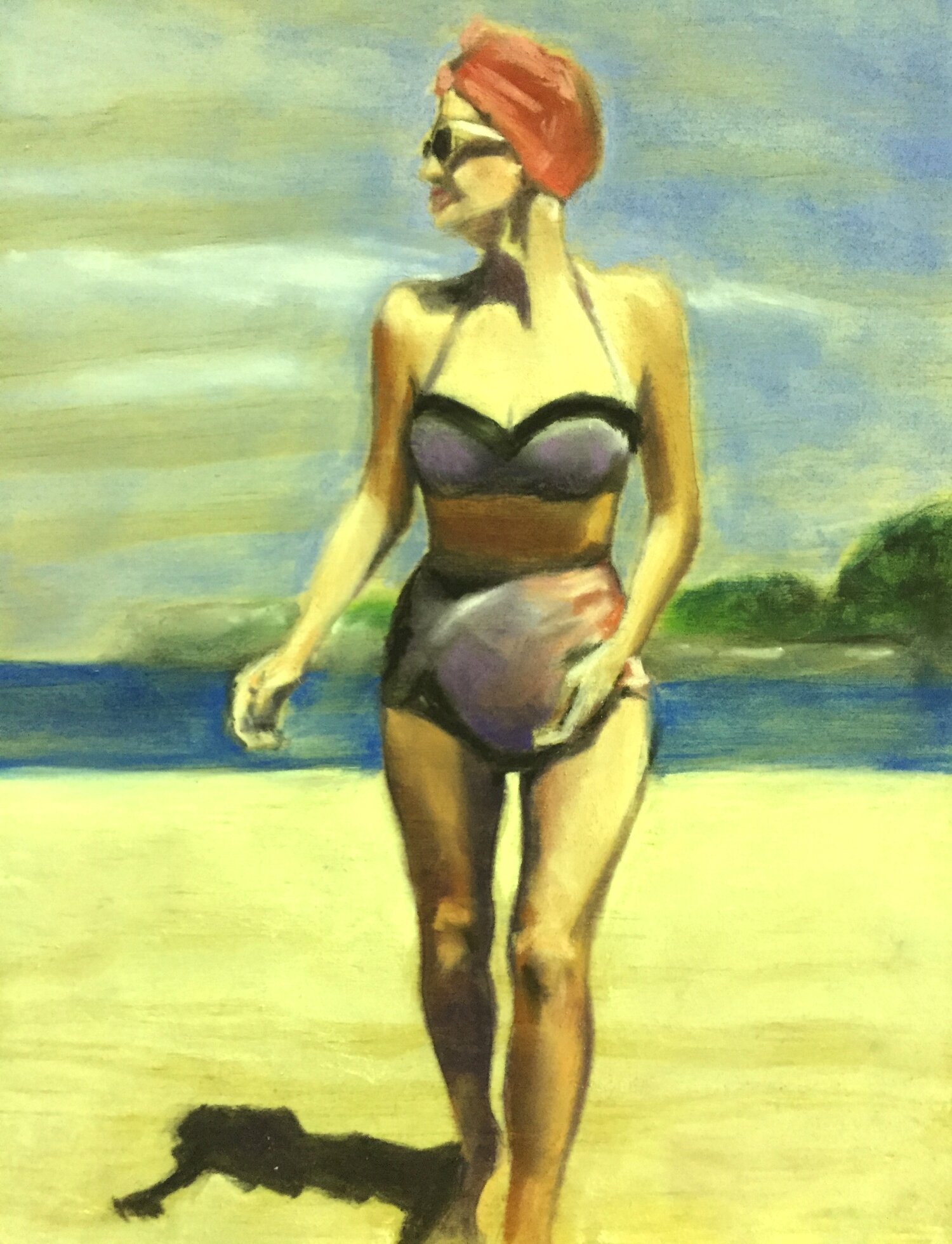 at the beach