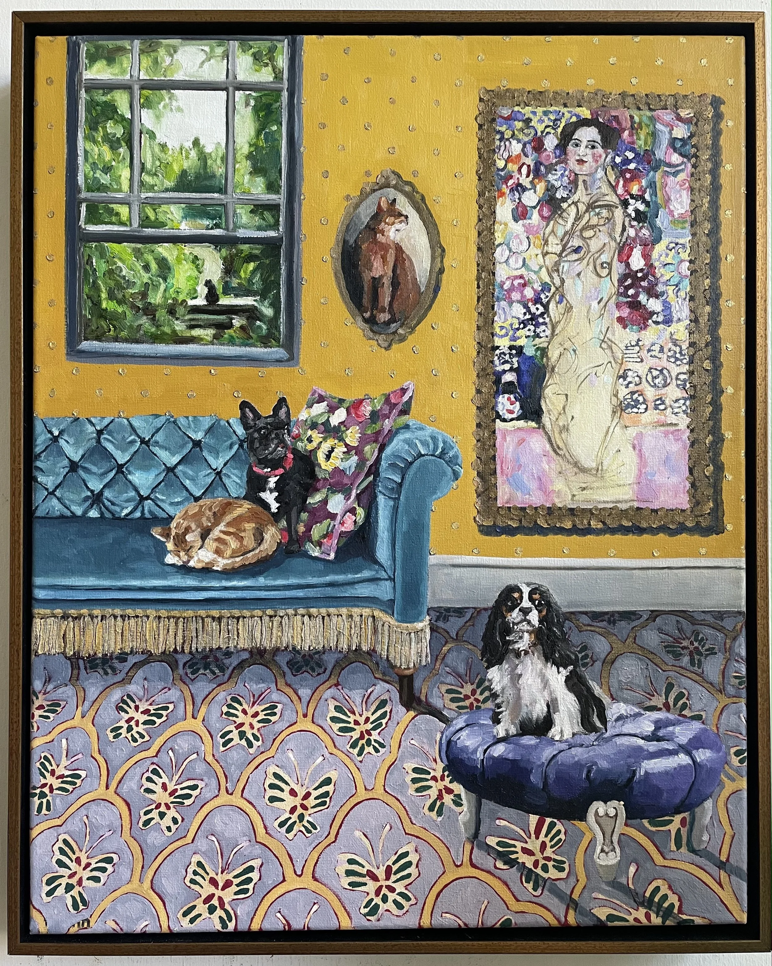 CATS DOGS AND KLIMT