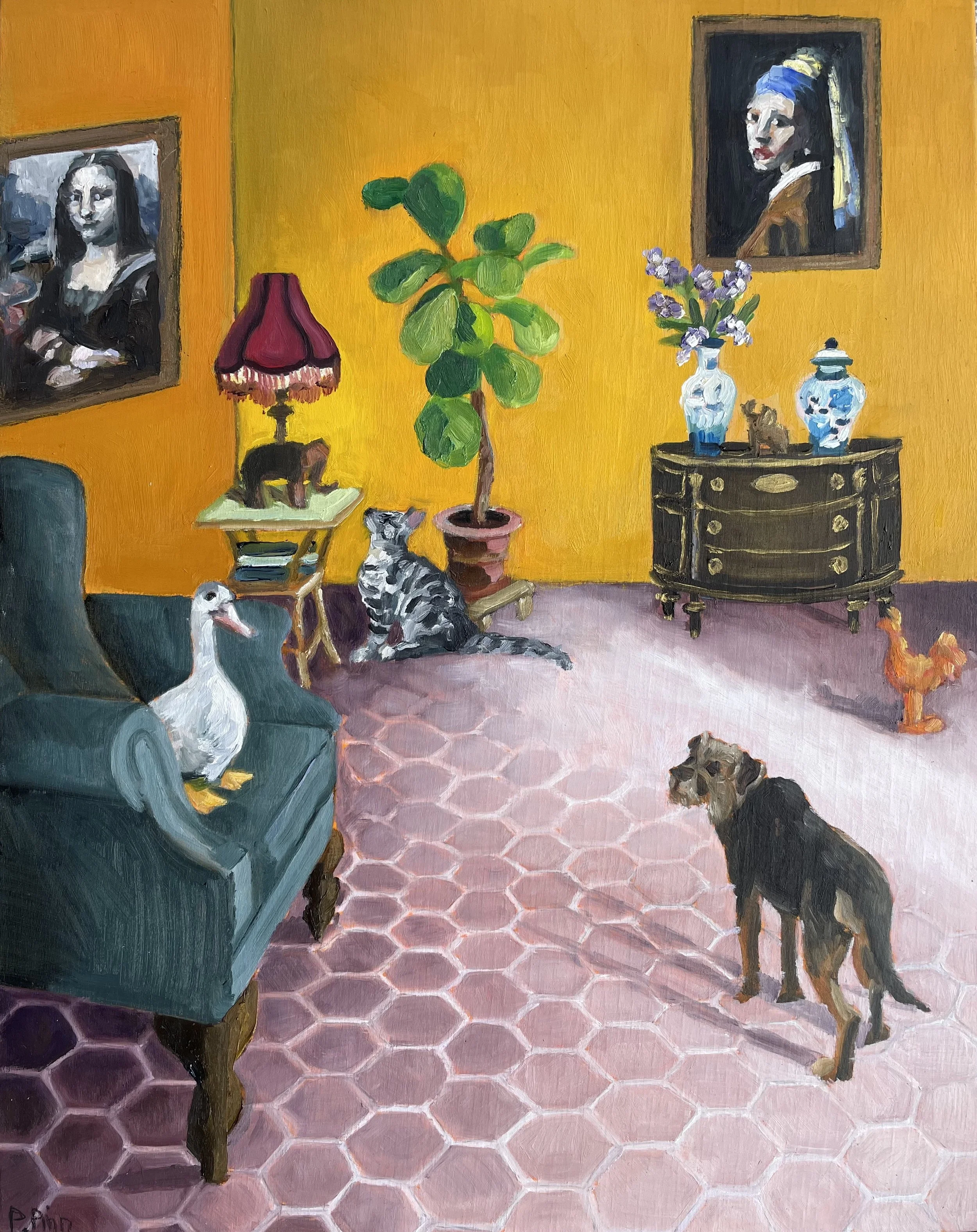 CONVERSATION WITH ART AND DUCK