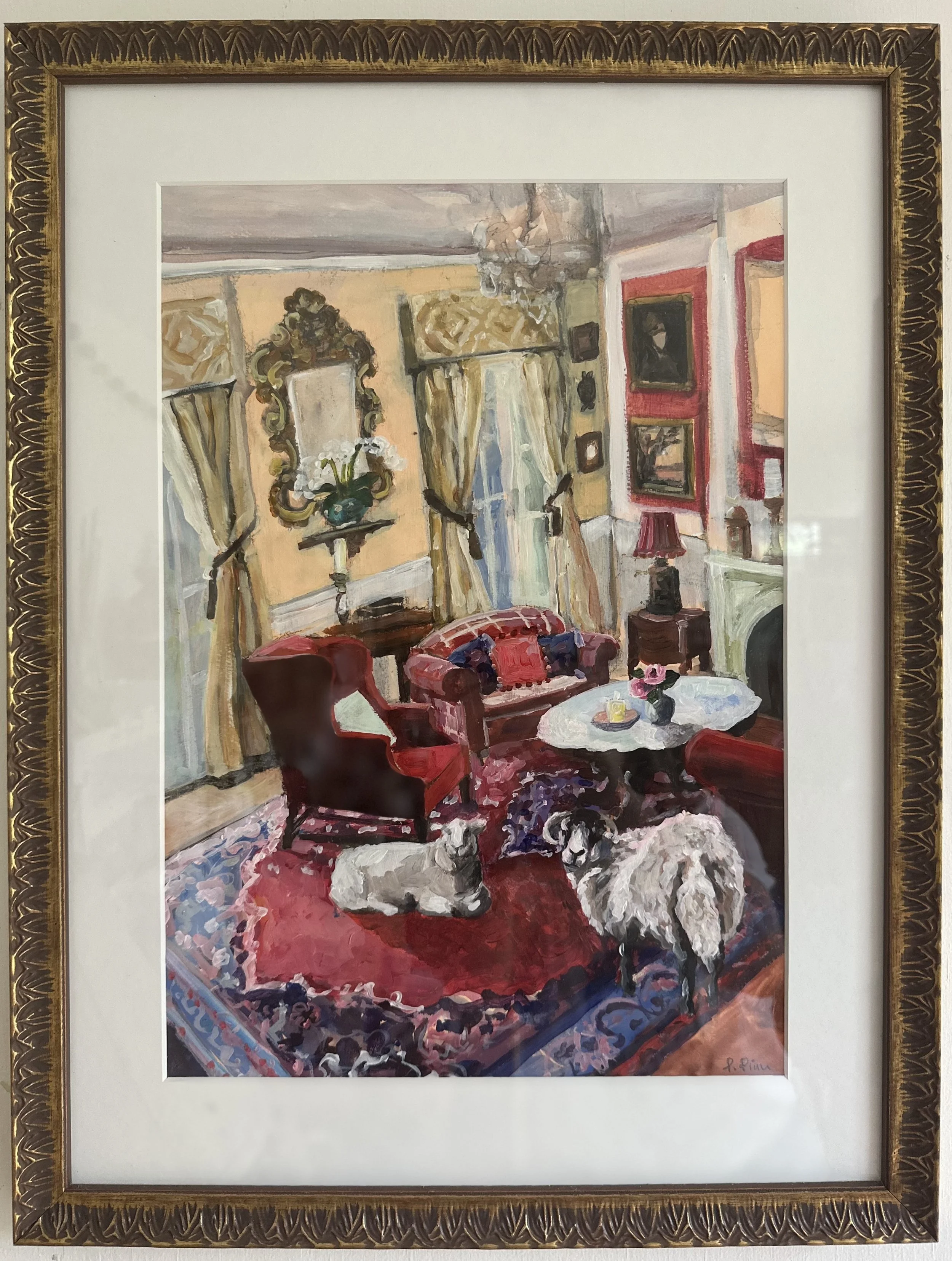 HIGH TEA AT THE LISTOWEL ARMS (framed)