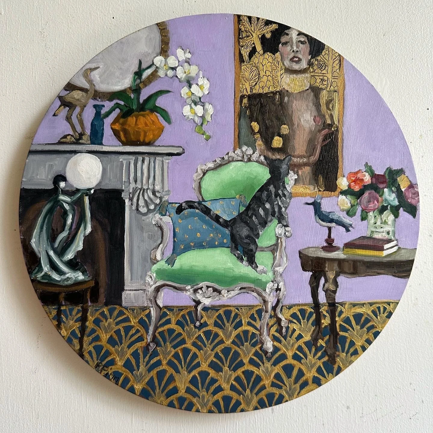 CAT IN CONVERSATION WITH KLIMT