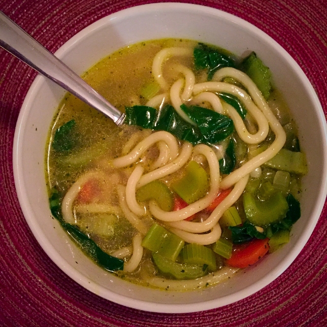This week's version. Wormy looking, yes, but very tasty!