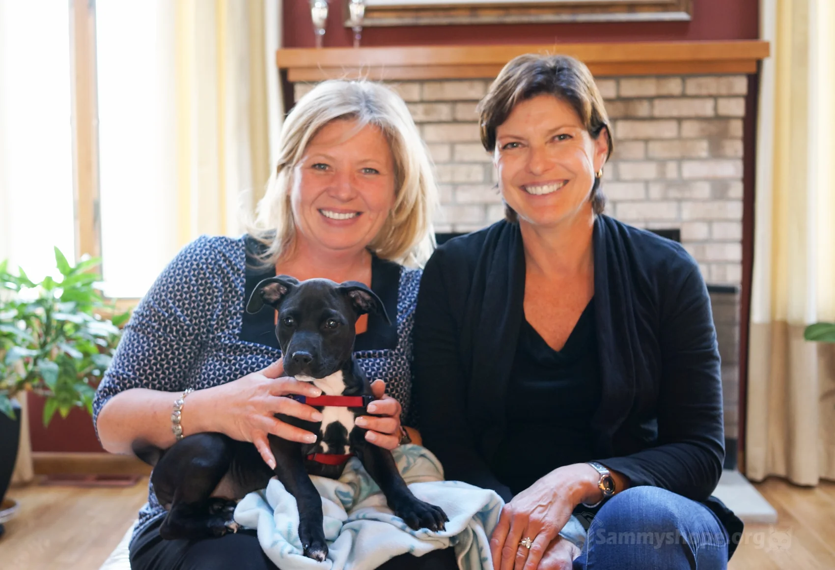 Sissy says goodbye to her co-foster moms