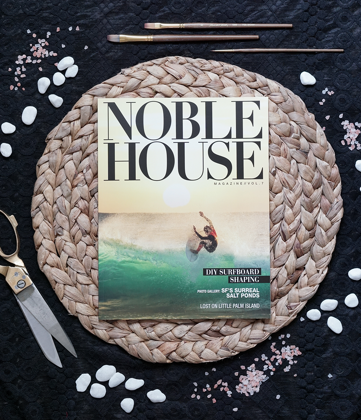  Cover and Feature Layout: Noble House Magazine. Evaporating Art 