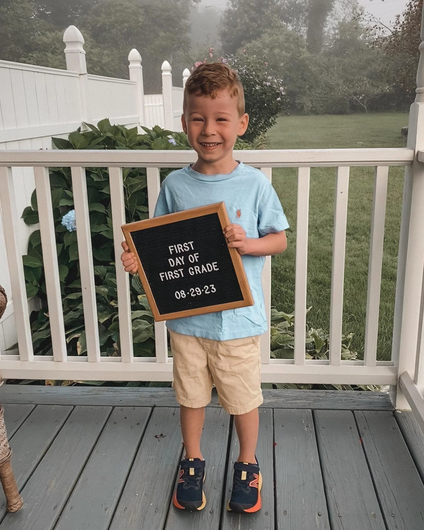 1st Grade looks good on you! #griffinjavier #firstdayofschool