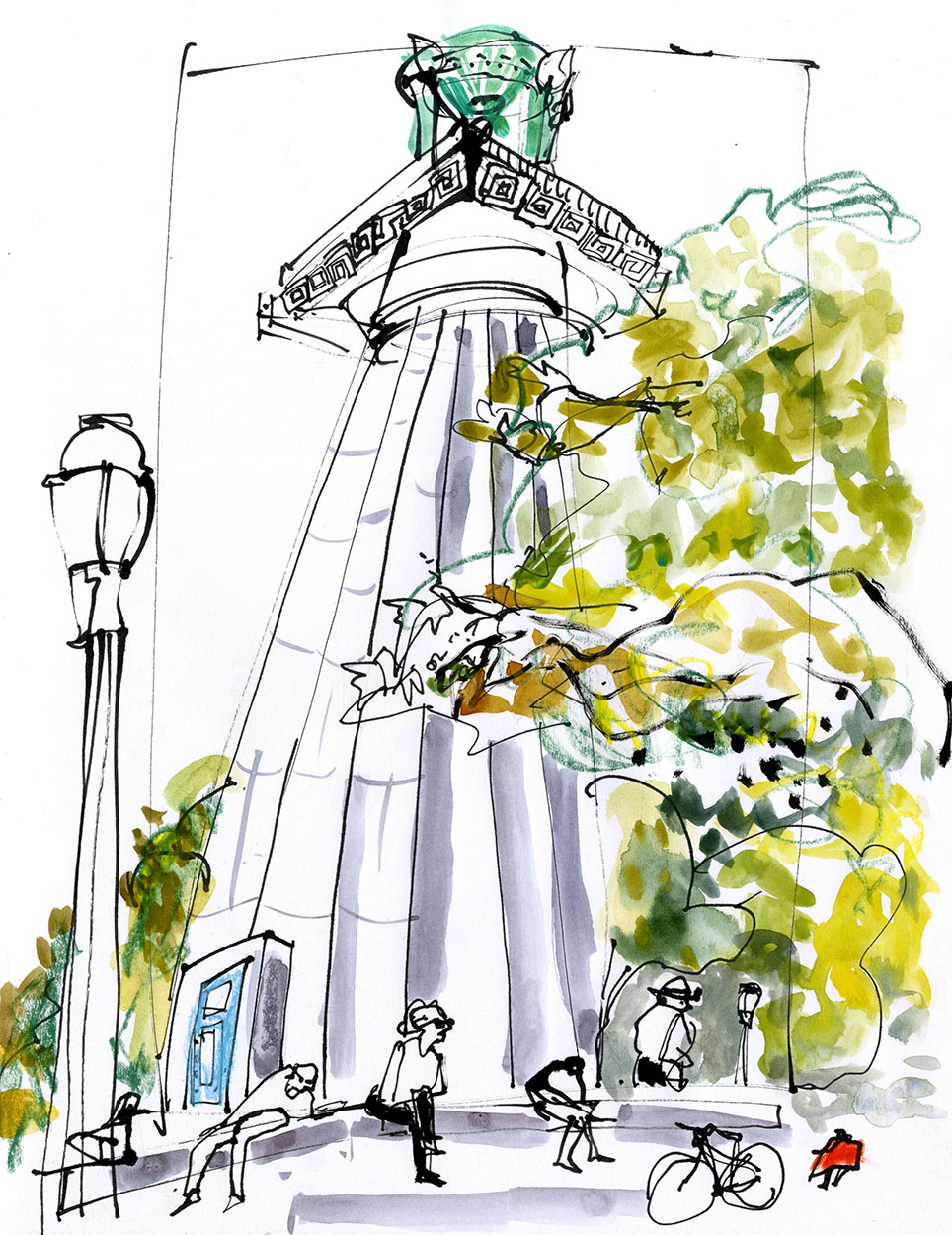 View of the monument from outside © Carly Larsson 2014