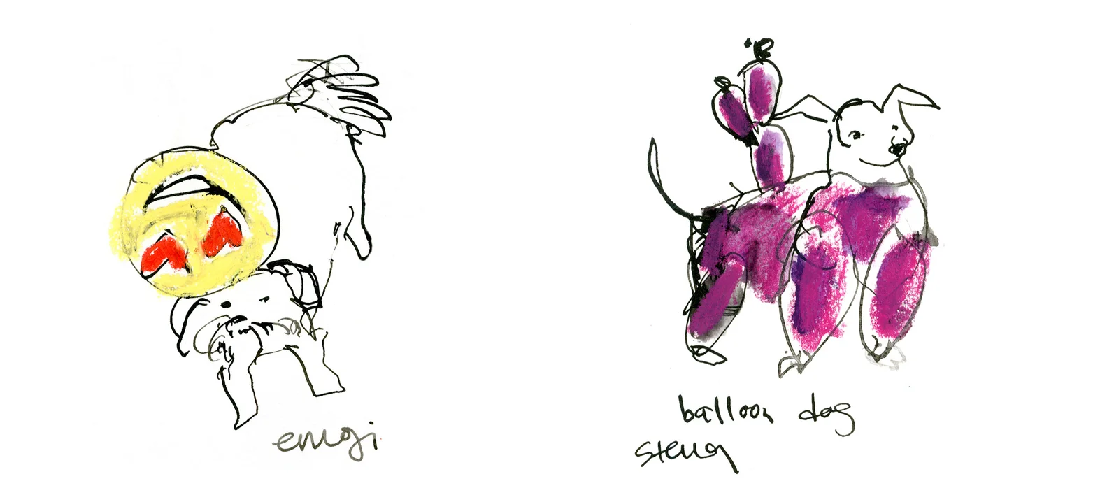 Emoji and Balloon Dog.jpg
