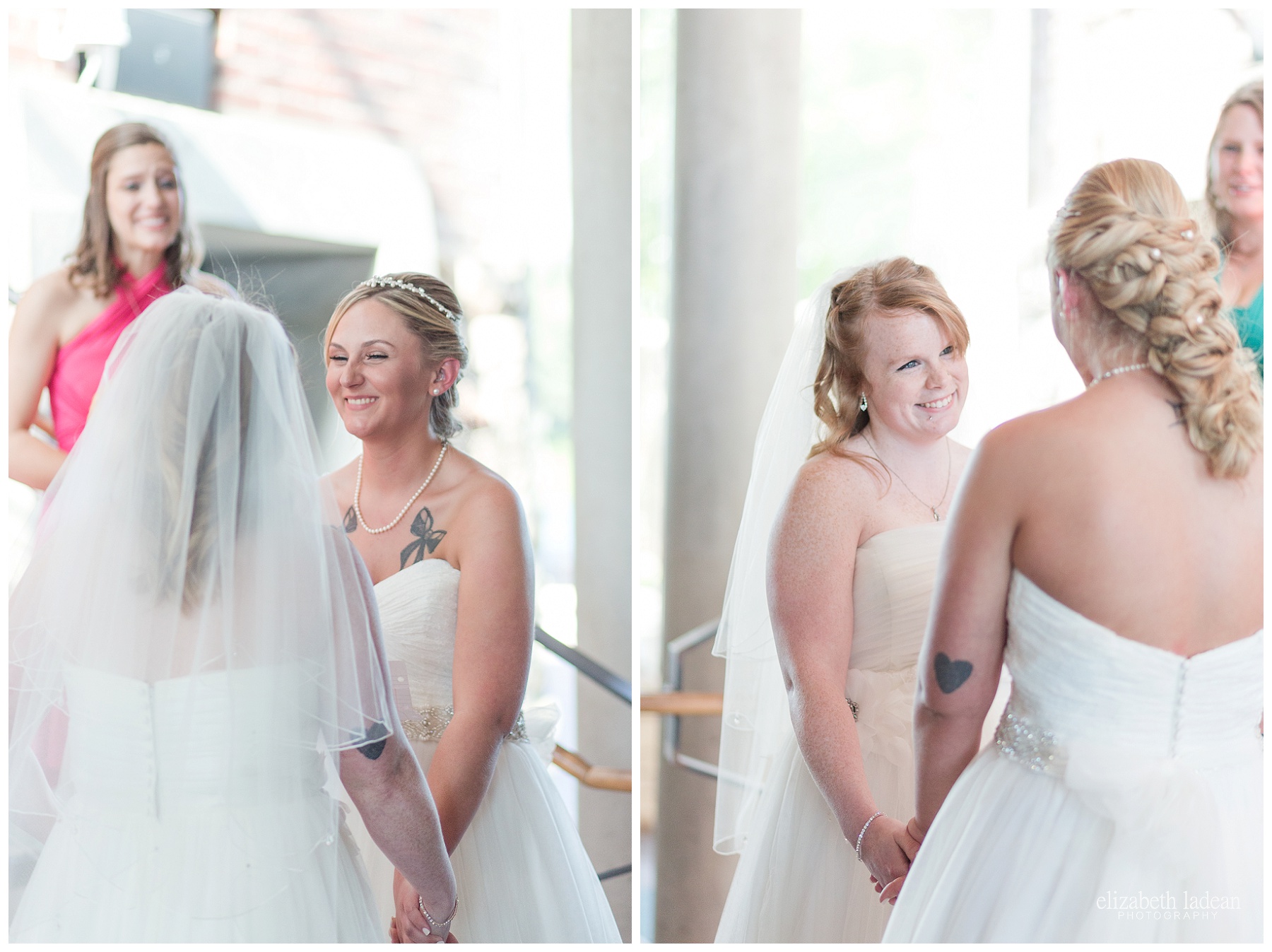 Wedding ceremony at Thompson Barn
