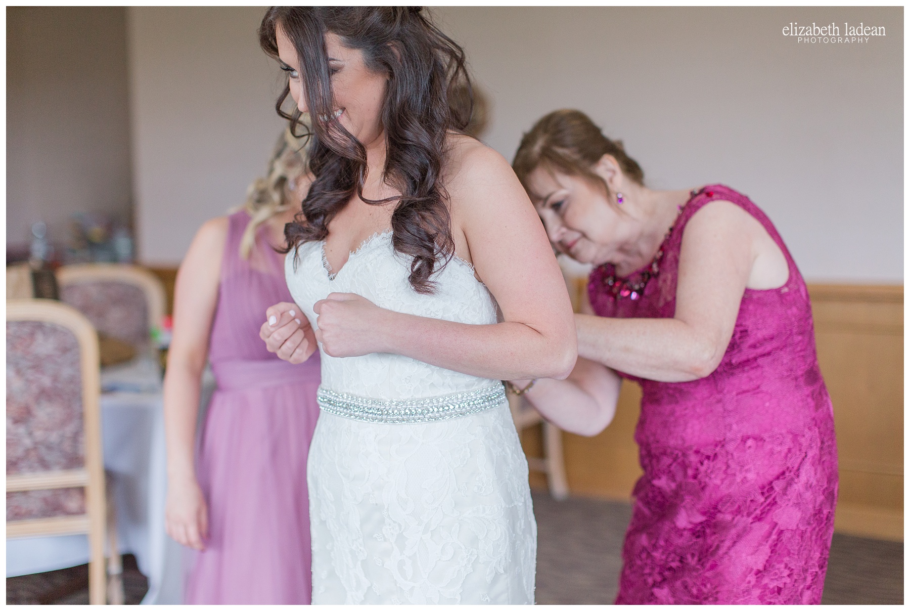 Bridal room at Hillcrest Country Club