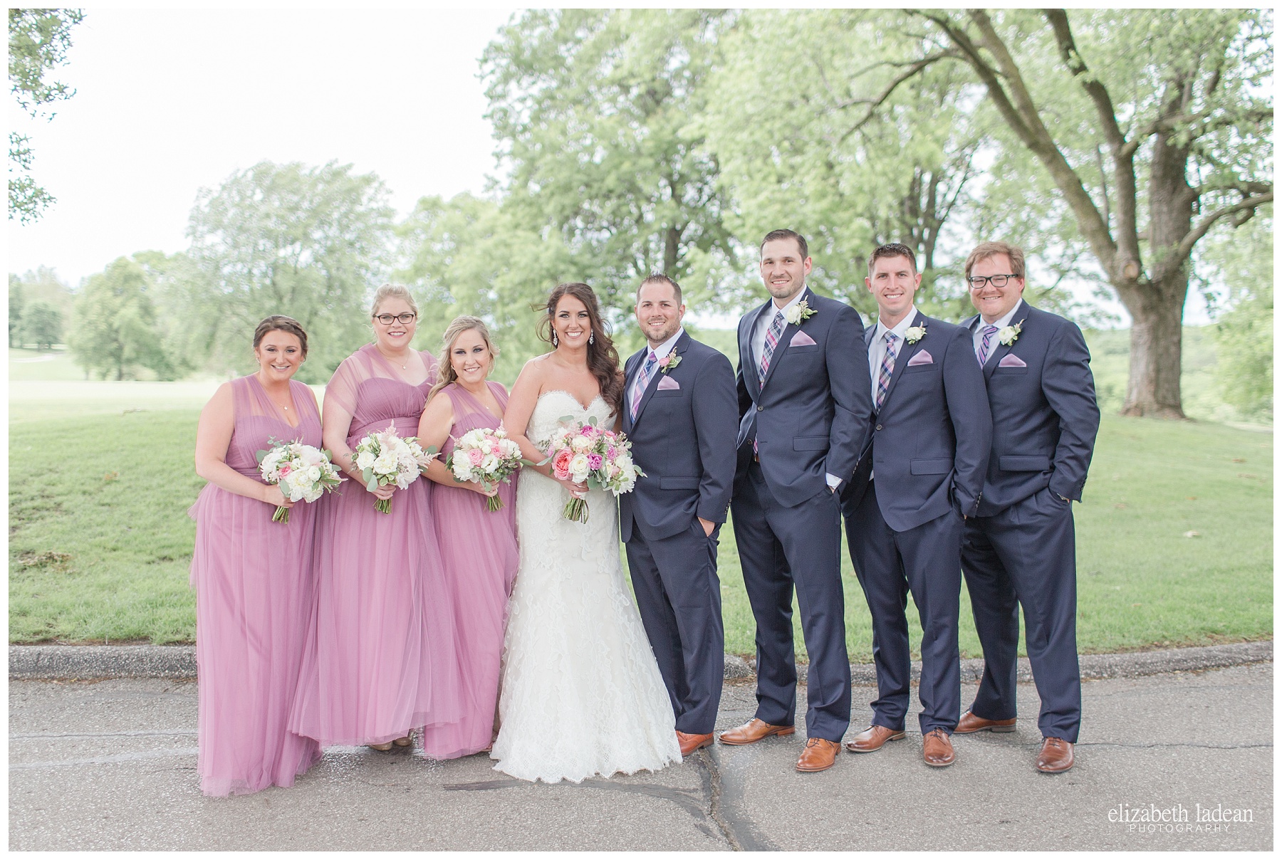 Bridal Party at Hillcrest Country Club Wedding Photos