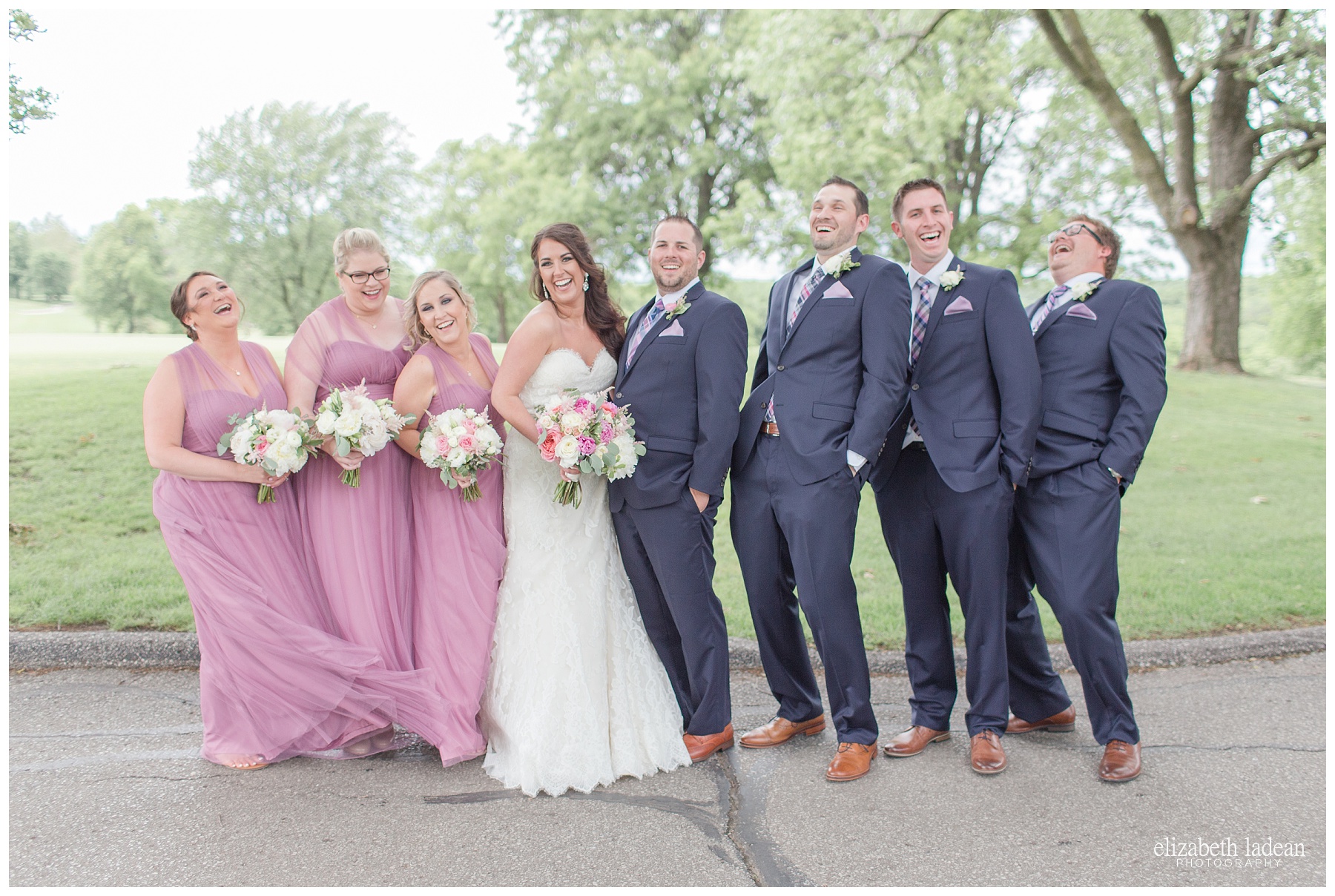 Bridal Party at Hillcrest Country Club Wedding Photos