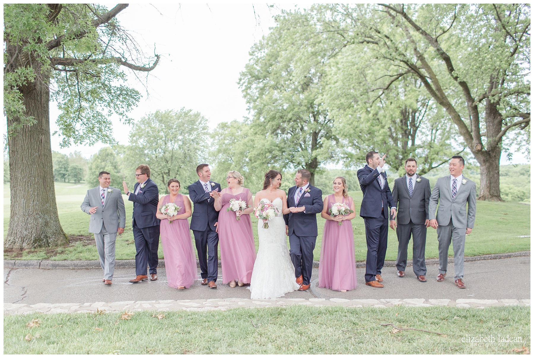 Bridal Party at Hillcrest Country Club Wedding Photos
