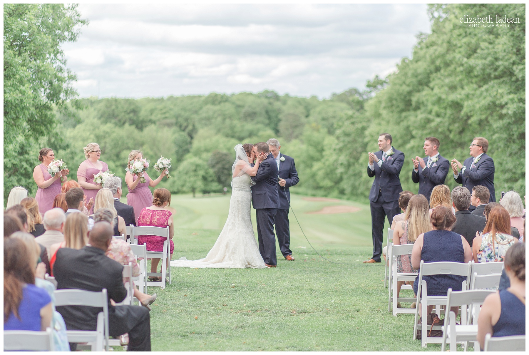 Hillcrest Country Club outdoor wedding photography