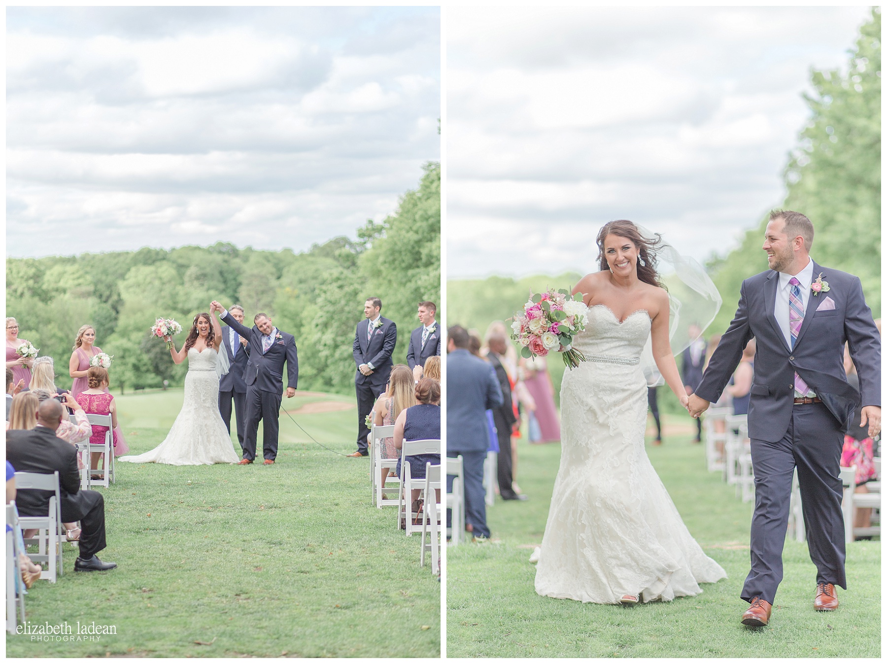 Hillcrest Country Club outdoor wedding photography