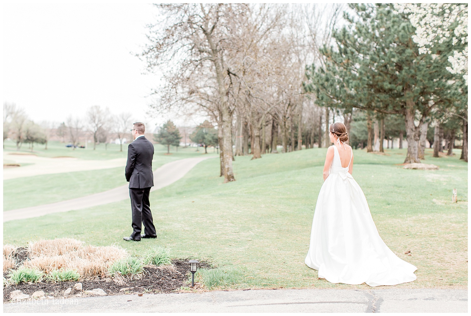 First look wedding photos