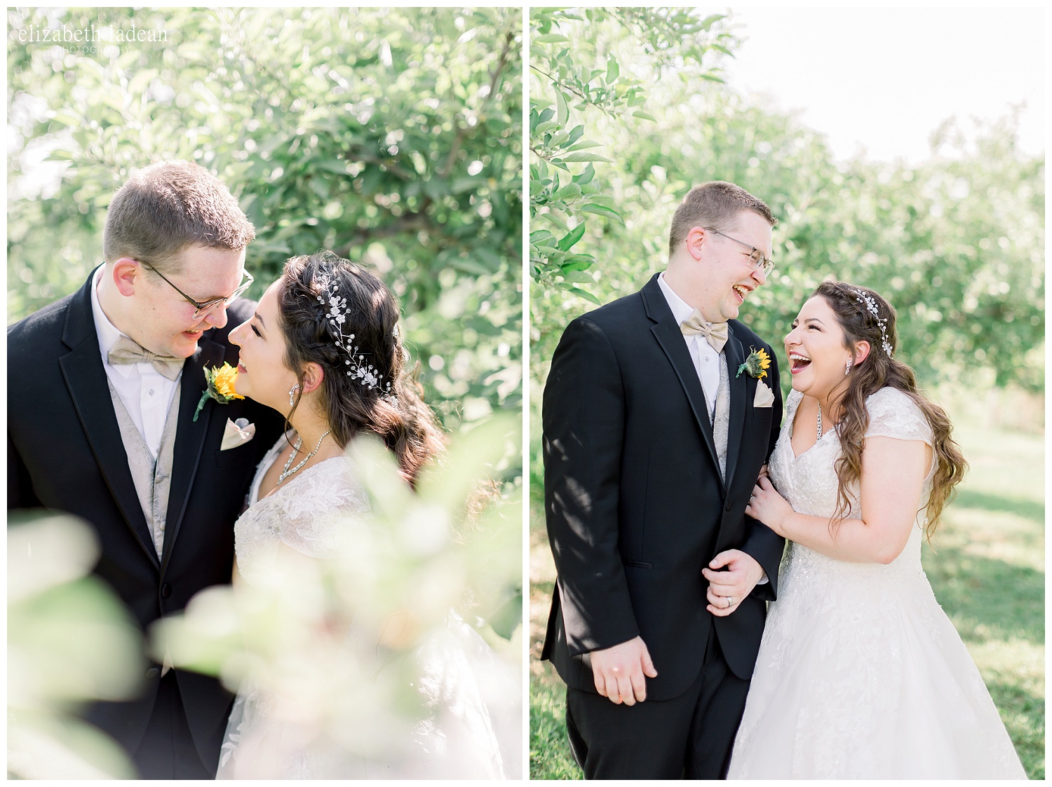 Genuine wedding photos