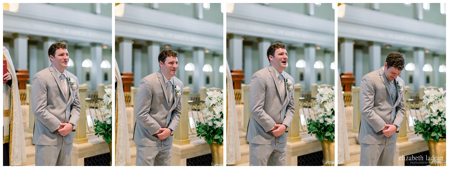  groom reaction wedding photography 