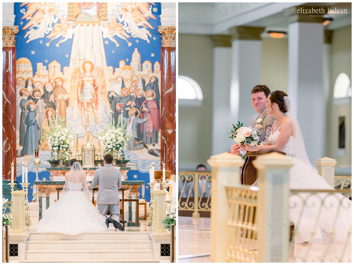  St Michael Catholic Church Wedding Photography in Kansas 