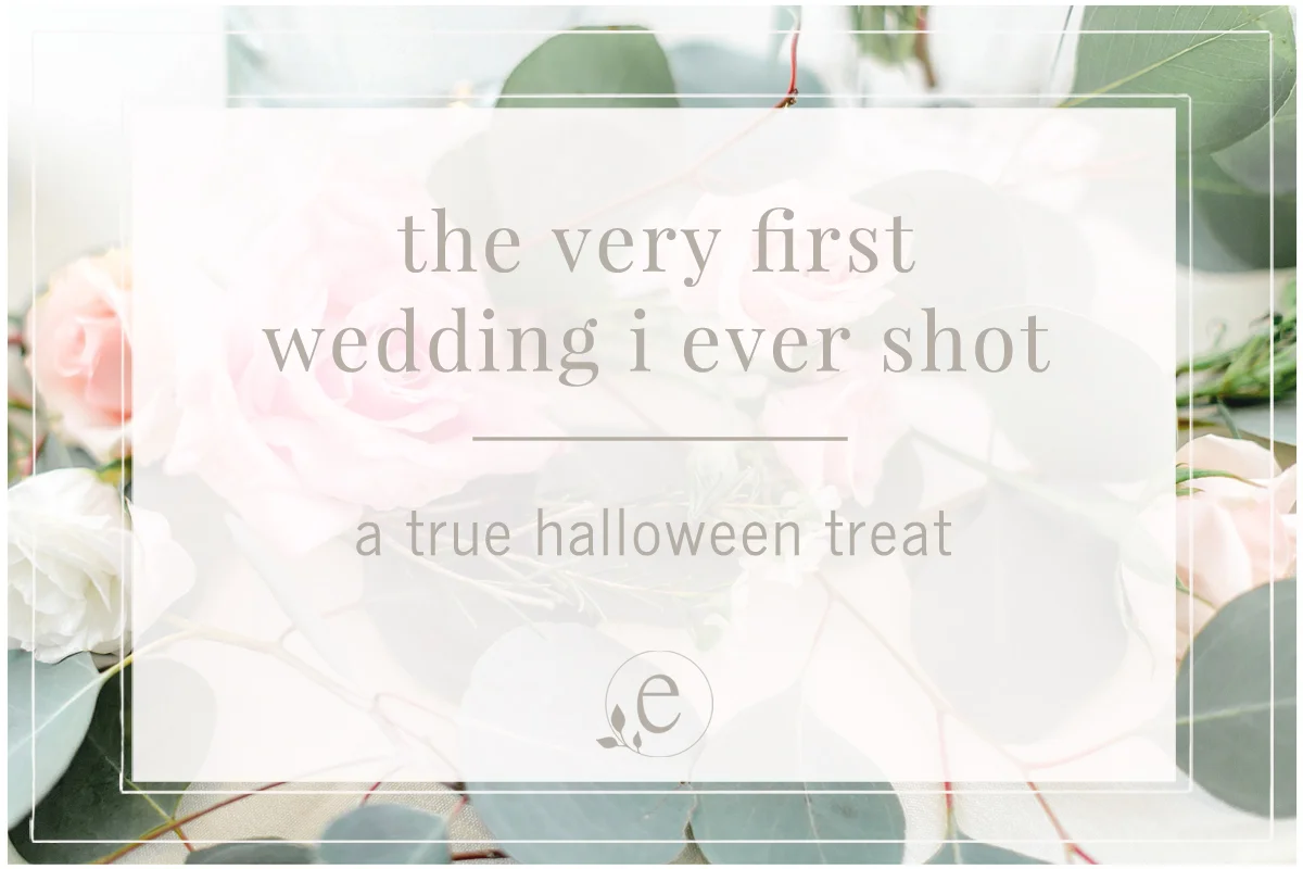 A (scary) flashback to the first wedding I ever shot // Happy Halloween!