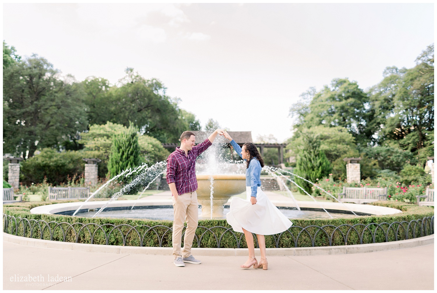 Loose Park KC engagement photography