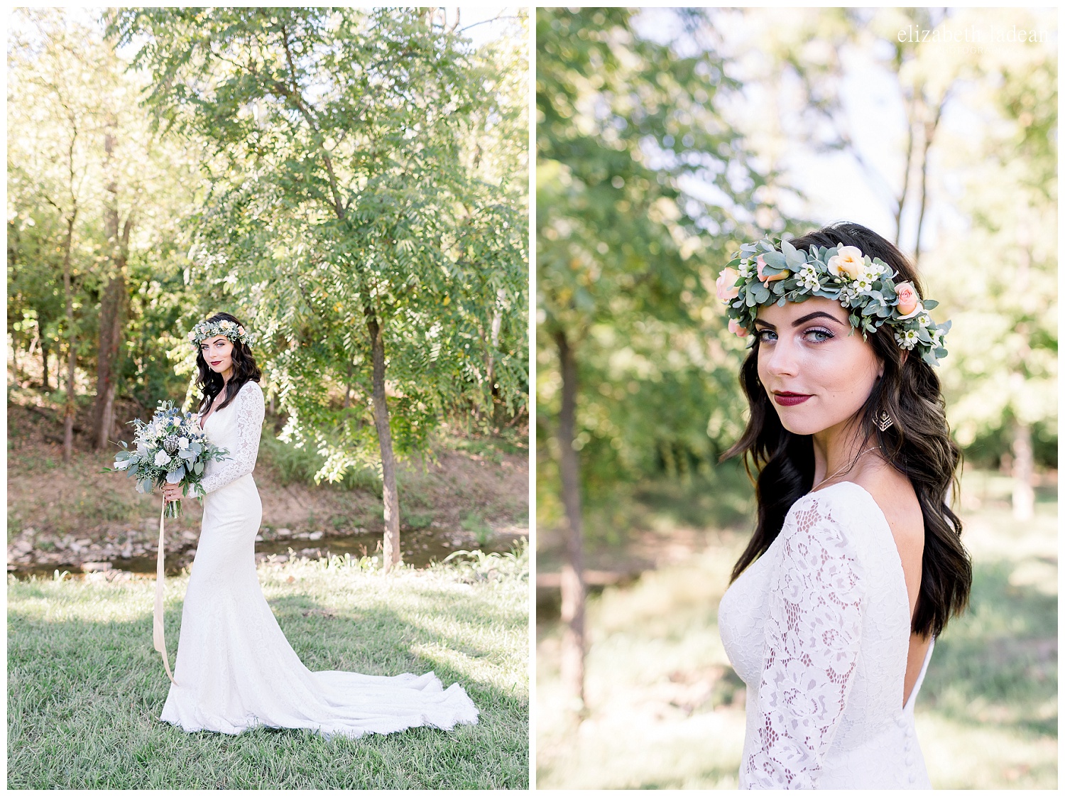 floral crown bride style inspiration