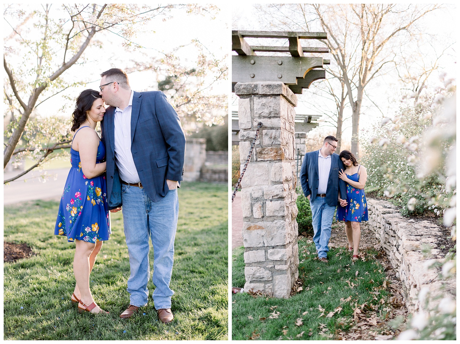 Loose Park engagement photos