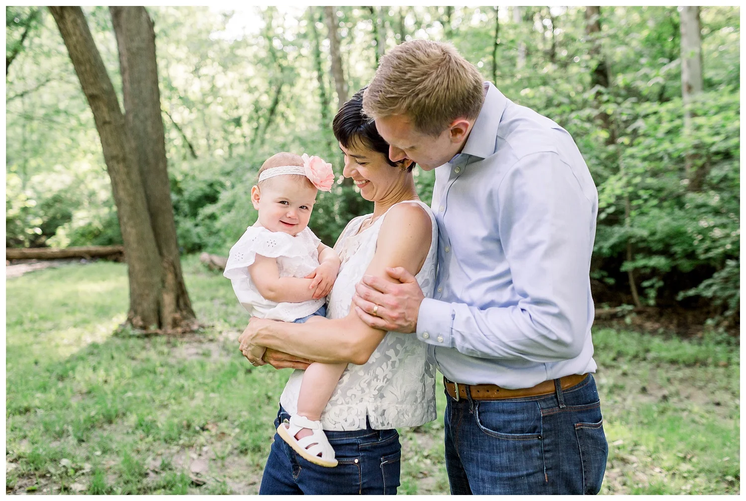 KC Family Session at Riss Lake // Elizabeth, Dane and Evie