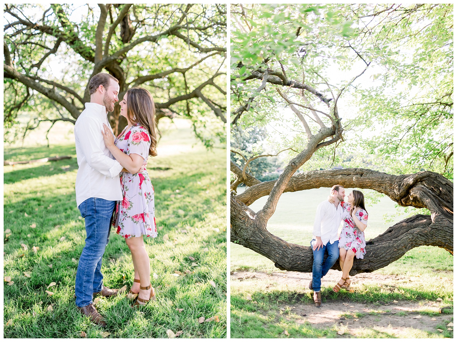 Adventurous engagement photos Kansas City