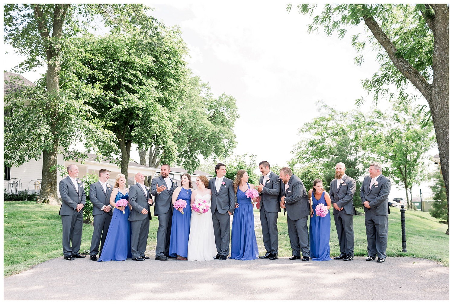 Bridal party photos at 1890