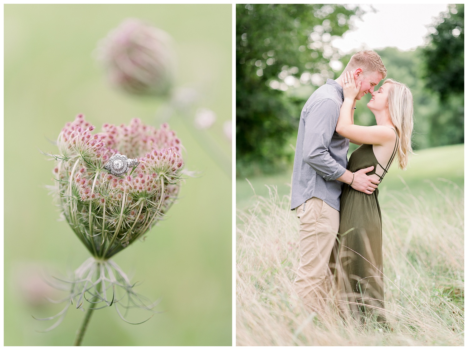 Light and airy wedding and engagement photographer